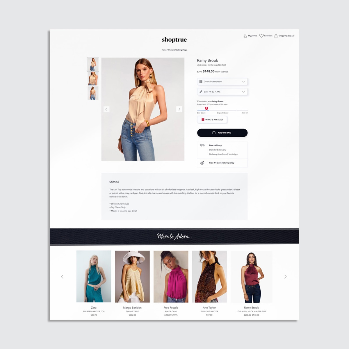 Shine deals clothing website