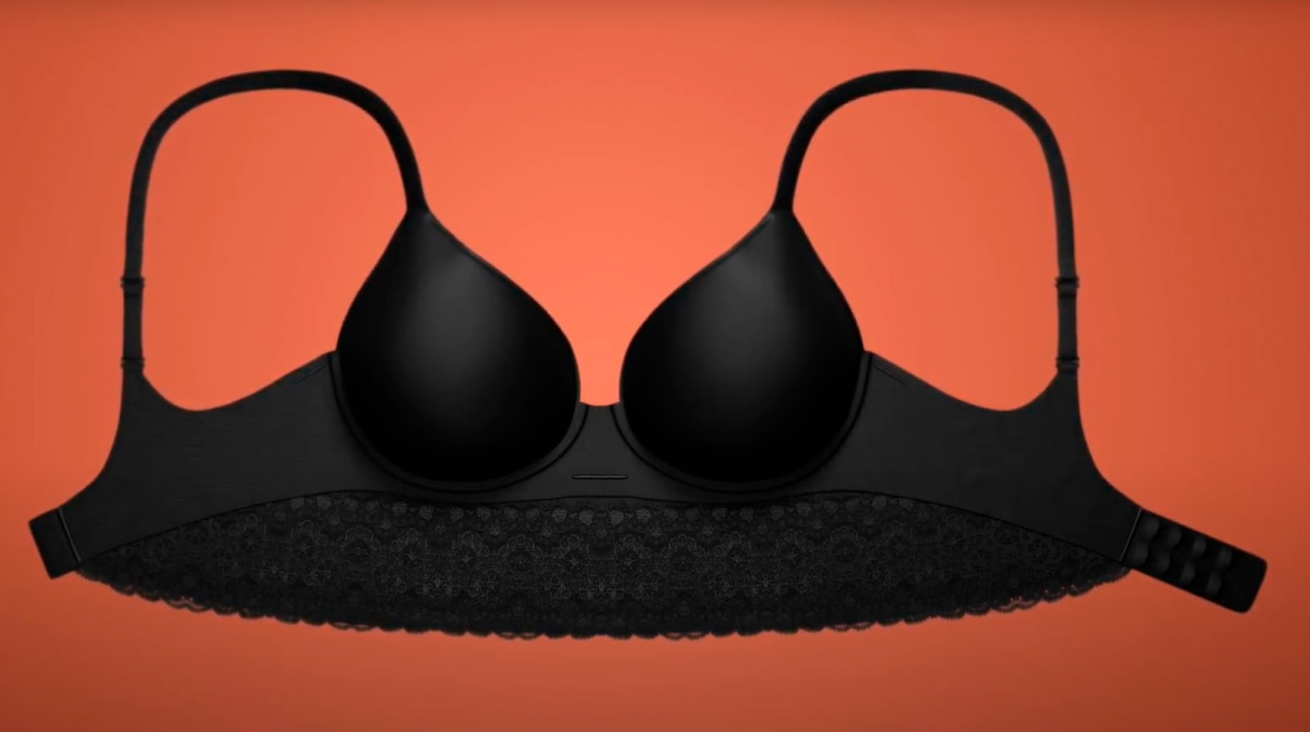 This bra is a wearable device that tracks your vital signs