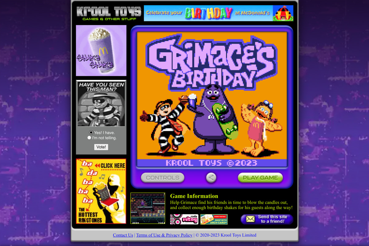 Grimace's Birthday Shake Is McDonald's Marketing at Its Finest