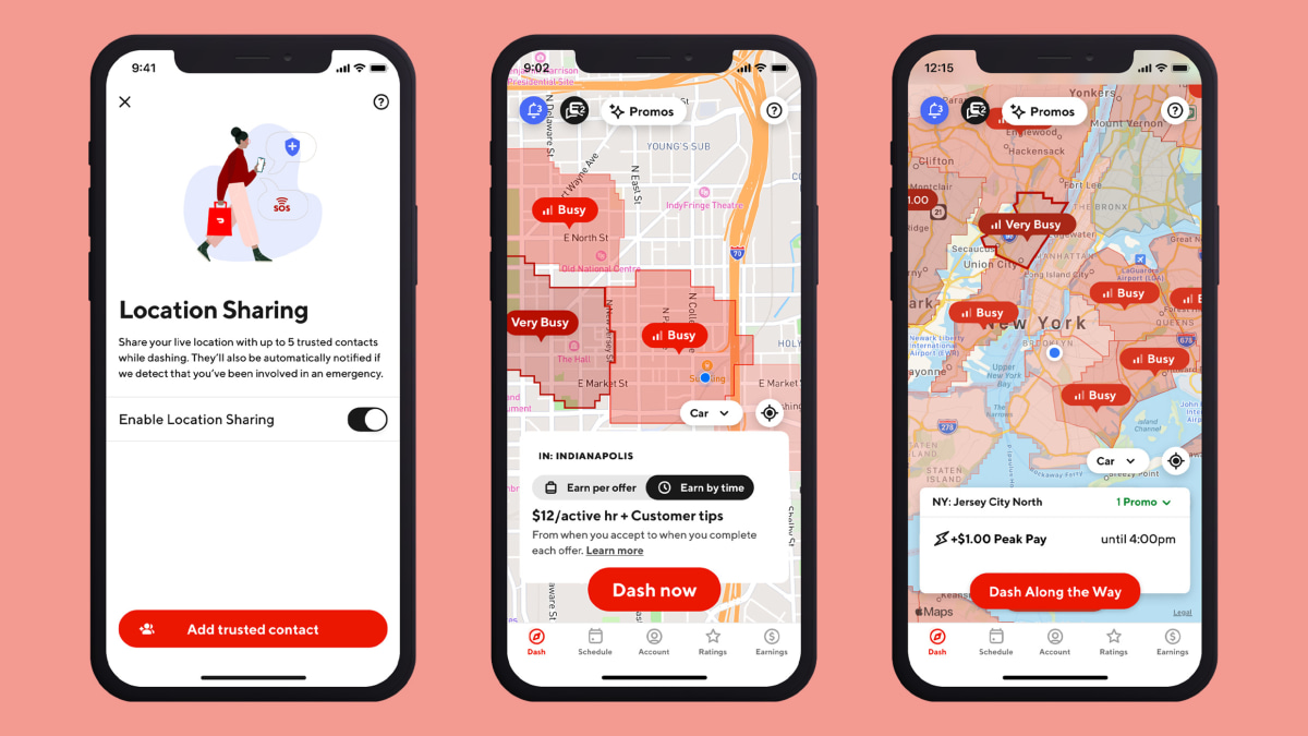 DoorDash rolls out new safety features for delivery people on its platform