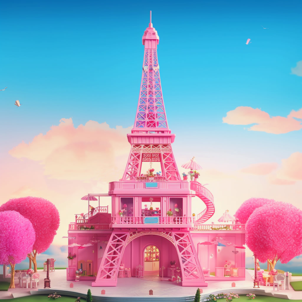 Eiffel tower barbie best sale