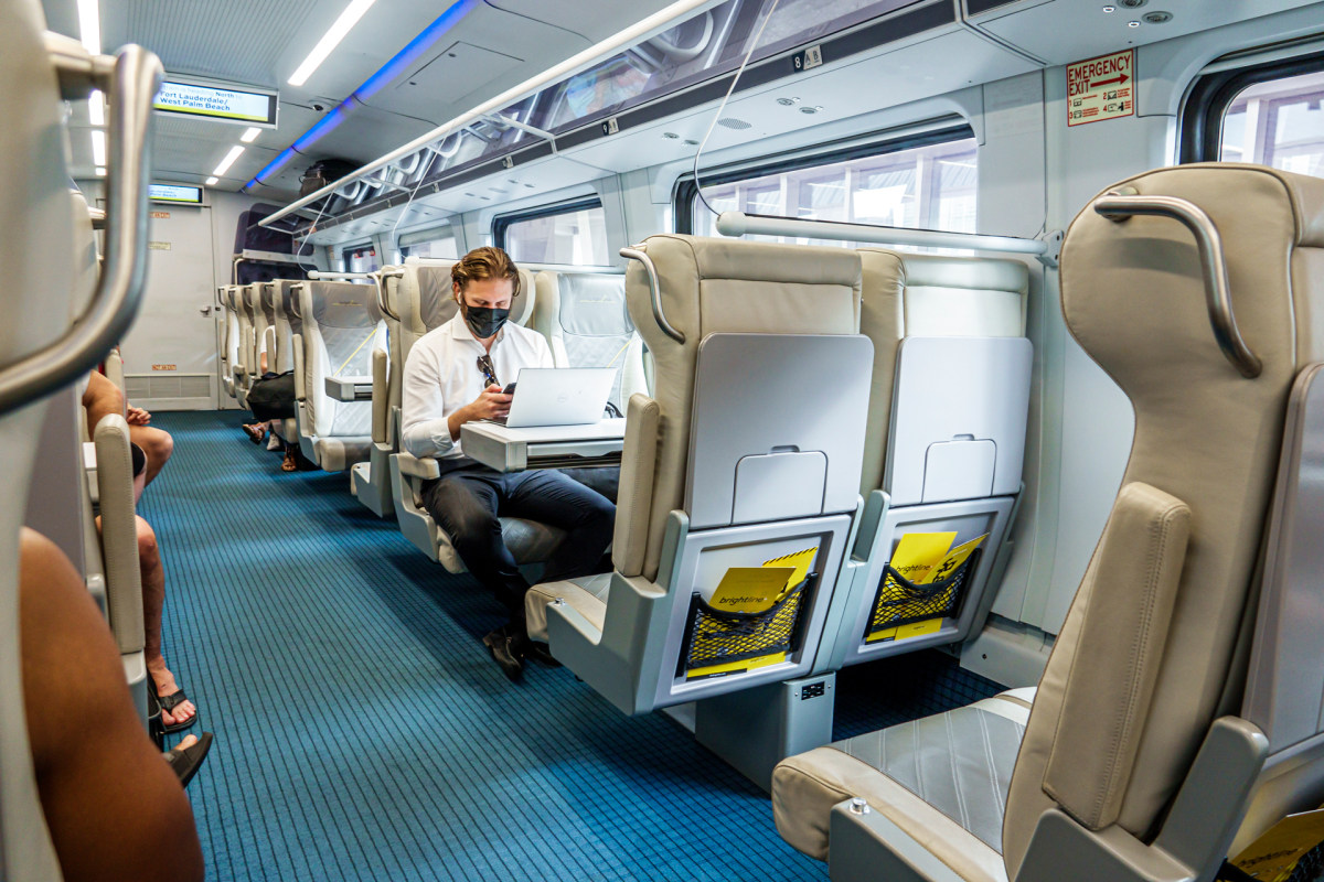 Riding Florida's Brightline Train in Premium and Basic, Upgrade Worth It