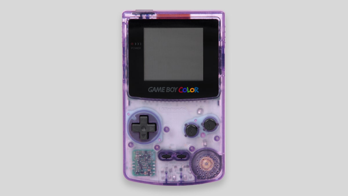 Buy Gameboy Color Clear Atomic Purple Backlight Console Online in India 
