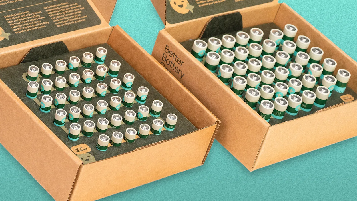 This ingenious packaging might convince you to finally recycle your batteries - Fast Company