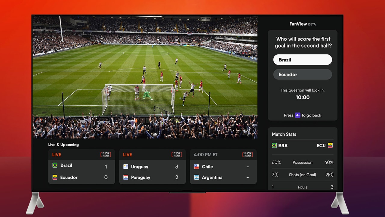 FuboTV advertising options for brands during live sports broadcasts