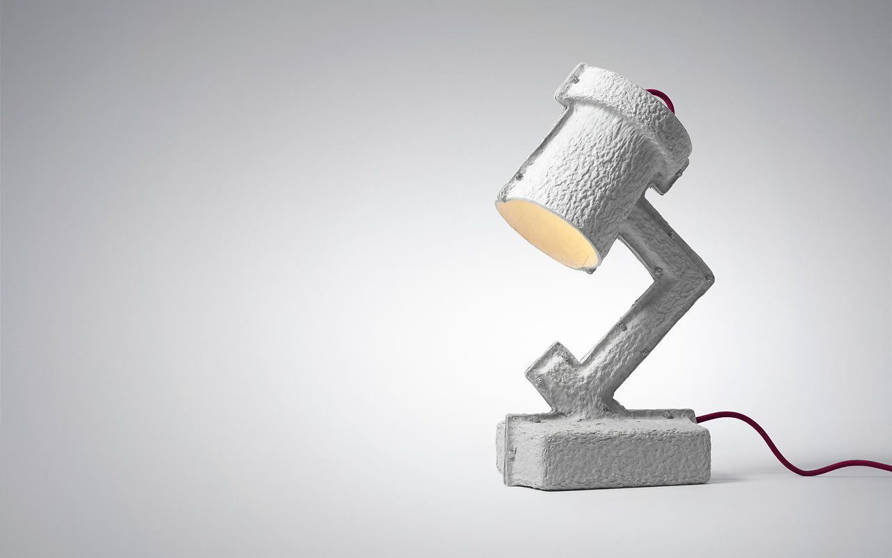 Wanted: A Desk Lamp Made Of Recycled Egg Cartons