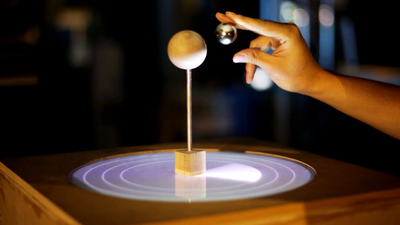 levitating orb experiment