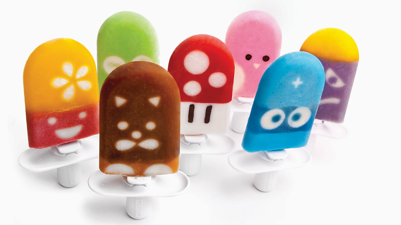 A Kit For Making Popsicles That Look Like Cartoon Characters A Kit For Making Popsicles That Look Like Cartoon Characters