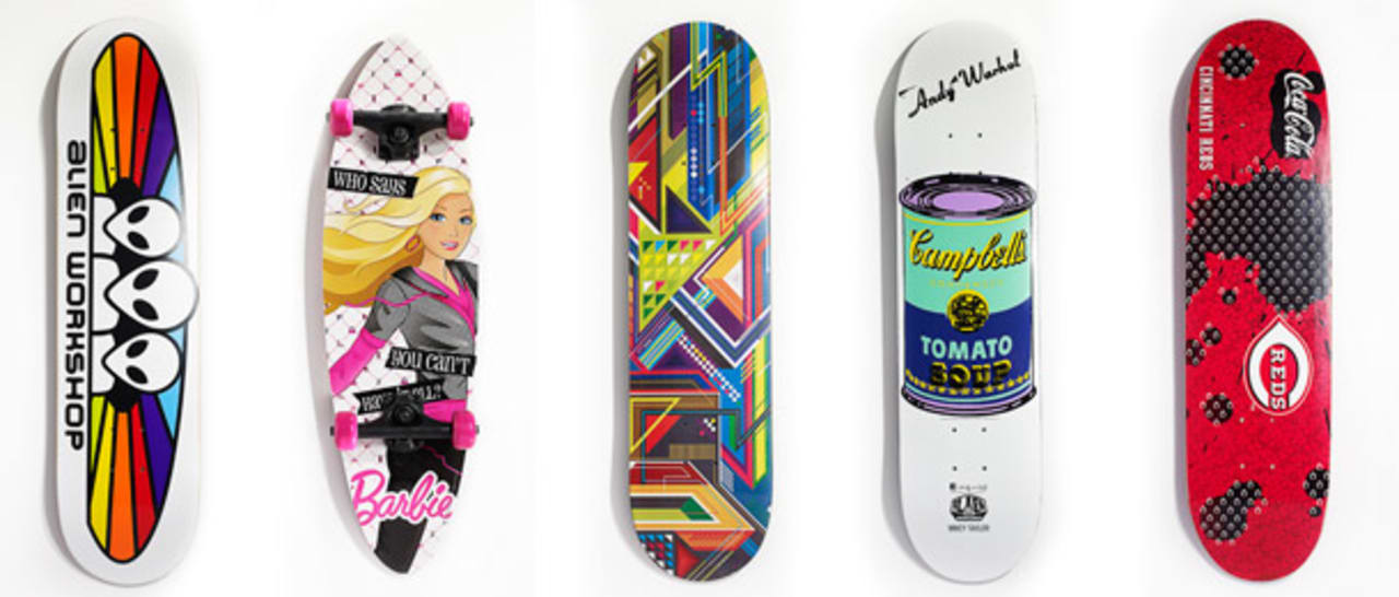 Keepsake Skateboards Produce Brand Impressions