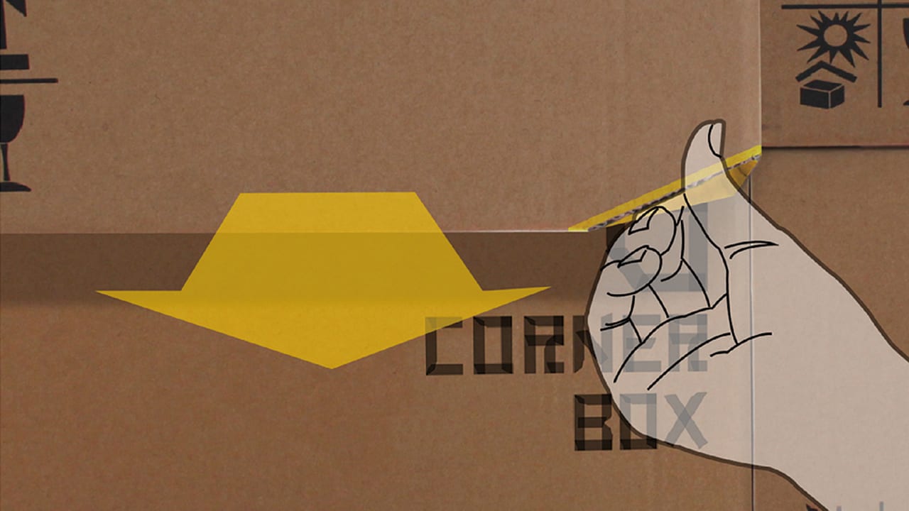 Simple Genius A Cardboard Box With BuiltIn Handles