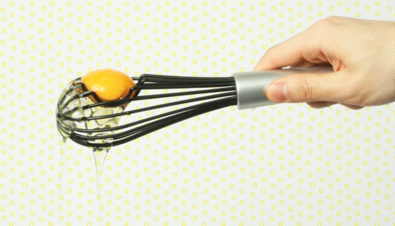 A Whisk And EggYolk Separator In One