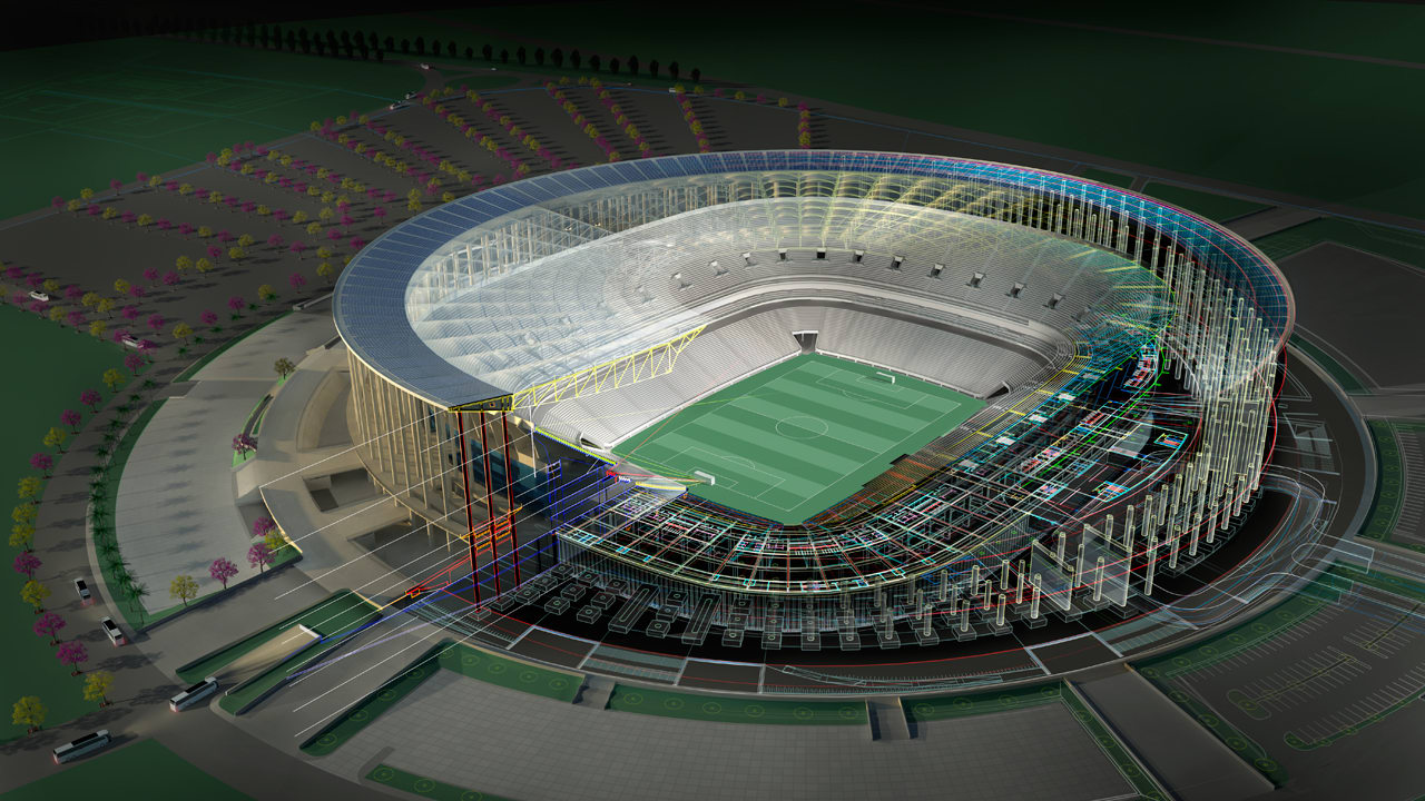 Мод стадион. Автокад стадион. Стадион Olimpico Rim. Стадион Лужники 3d. Проектирование стадионов.