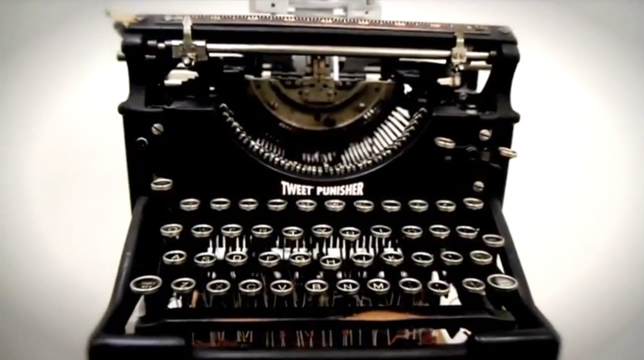 old school typewriter keyboard