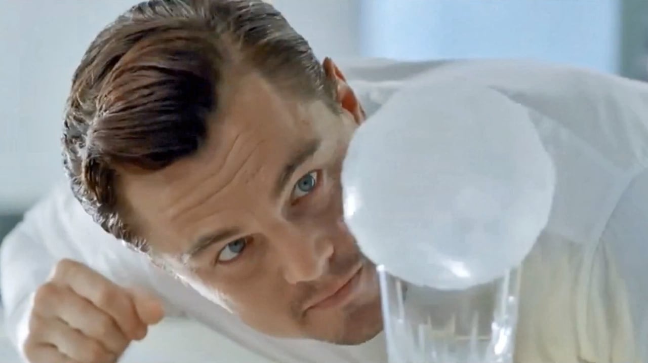 Leonardo DiCaprio Pitches Jim Beam With Exploding Ice Technique