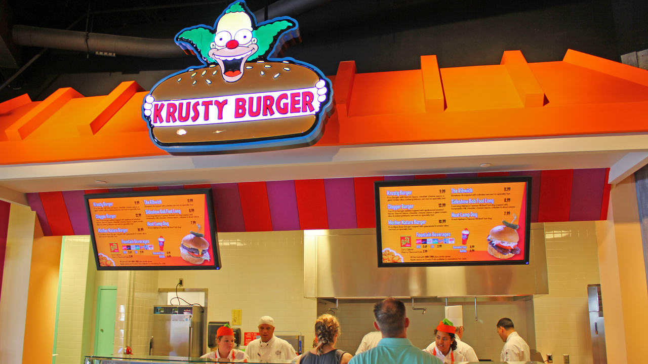 Krusty Burger And Moe S Tavern Open Irl