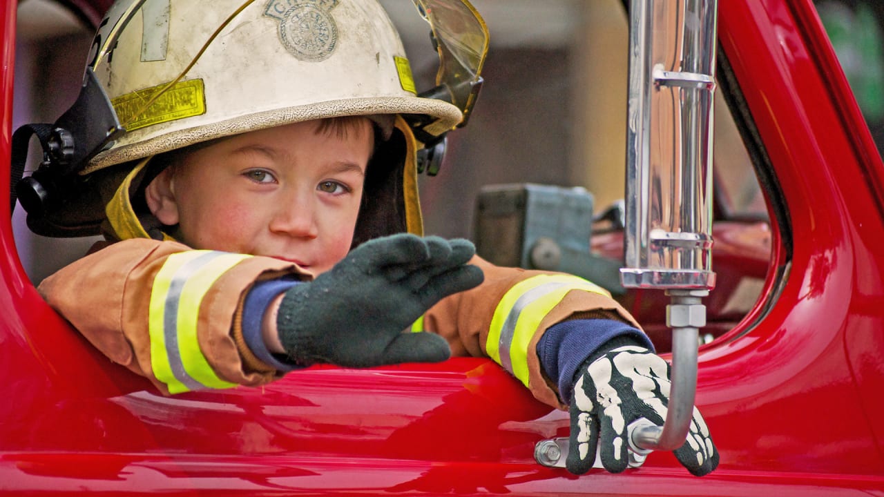 Пожарник детский