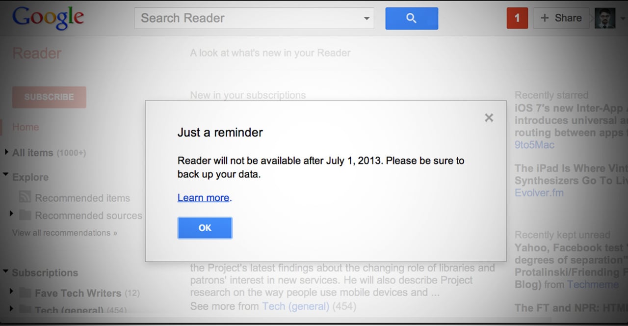 google reader replace