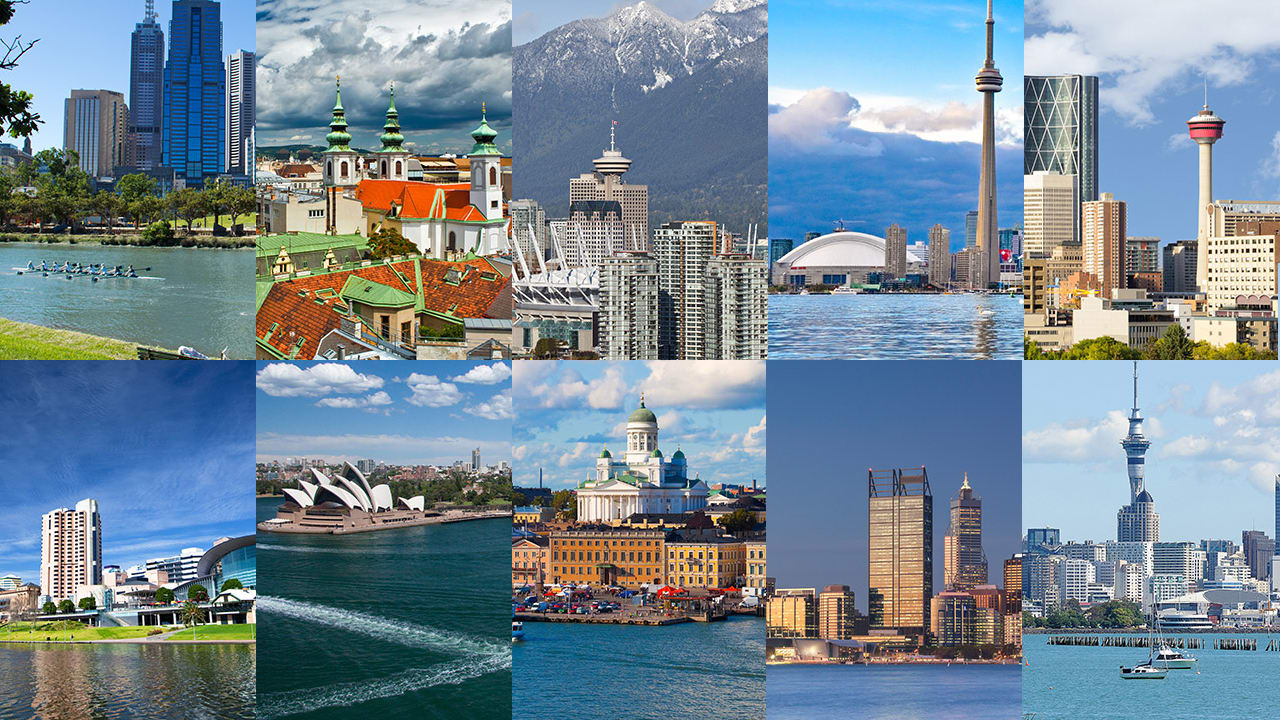 The 10 Most Livable Cities In The World