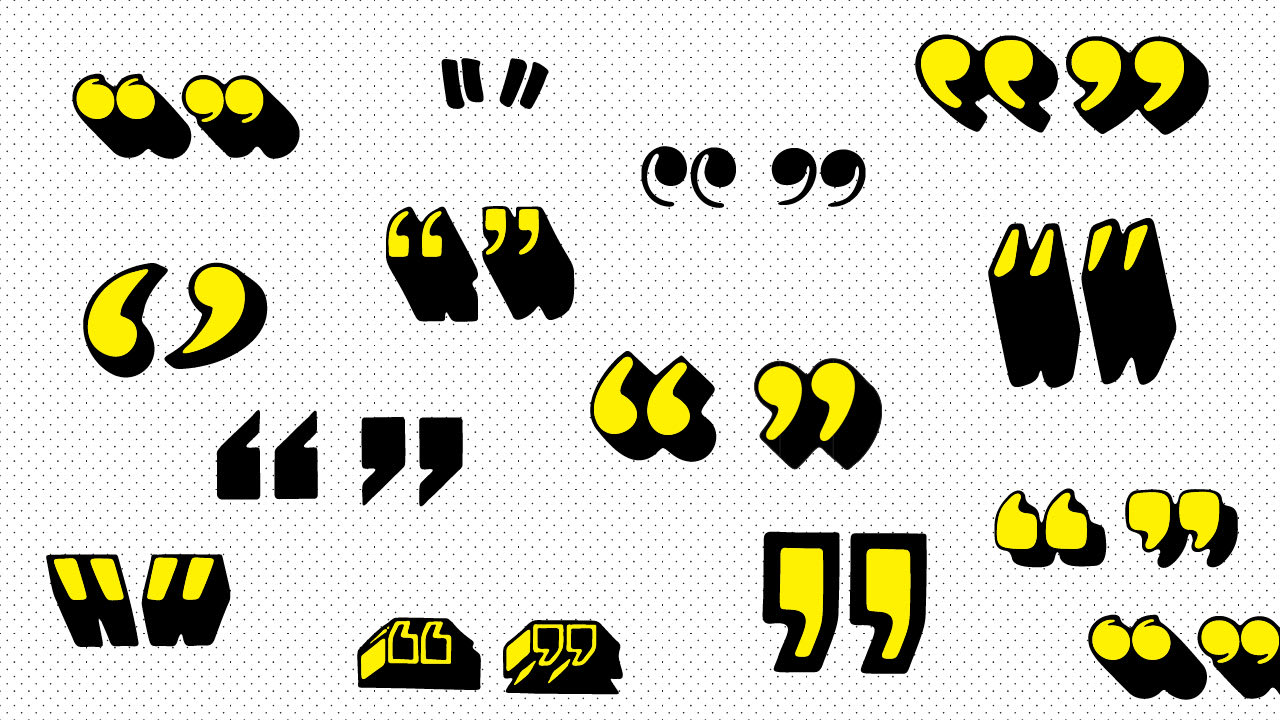 quotes marks