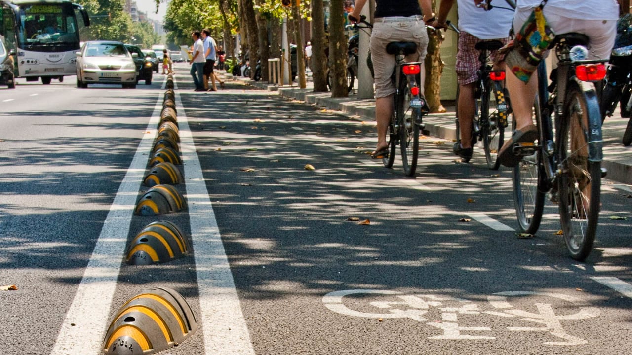 These Recycled Plastic Dividers Can Create A Bike Lane In A Second