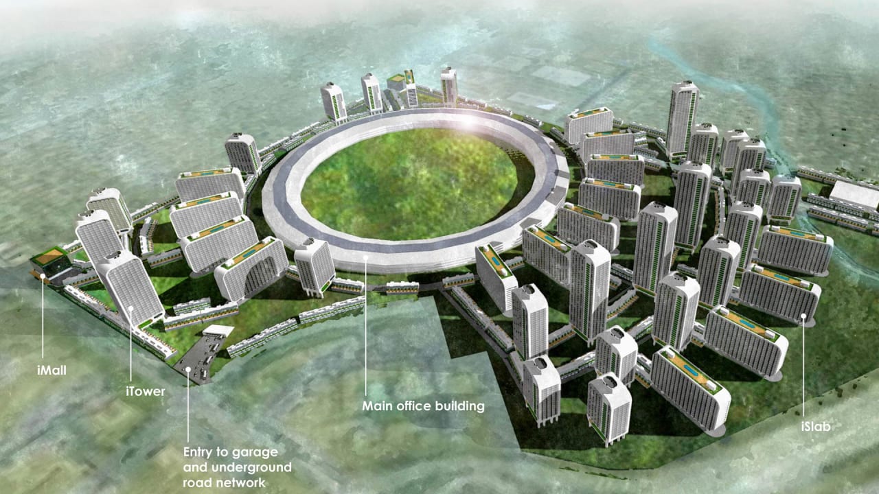 What Silicon Valley Would Look Like if Tech Companies Built Themselves Cities