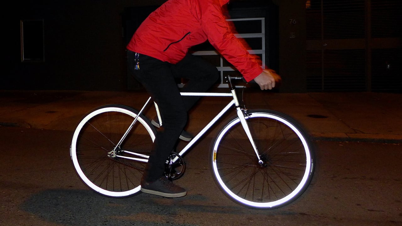 This Glow-In-The-Dark Bike Makes You Extra Visible To Drivers