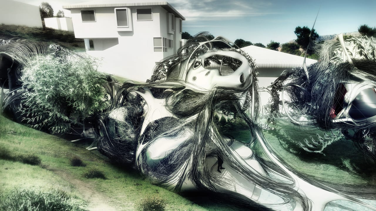 Future co. Здание biomorphic House 2012 в Израиле. Концептуальное изображение 3d. 3d Style Gonzalo.