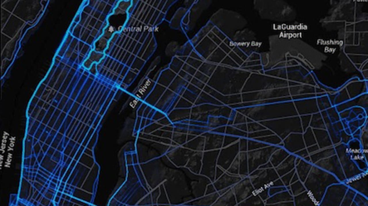 running watch with route map