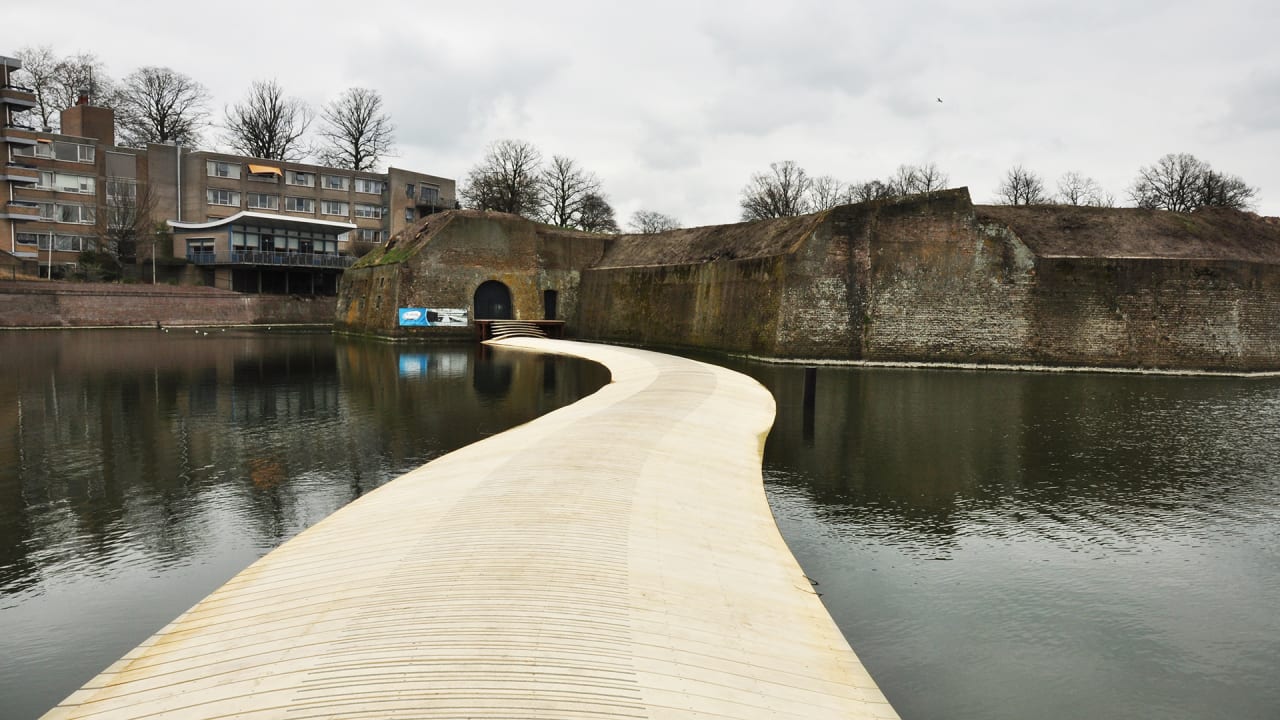 Walk On Water With This Floating Bridge