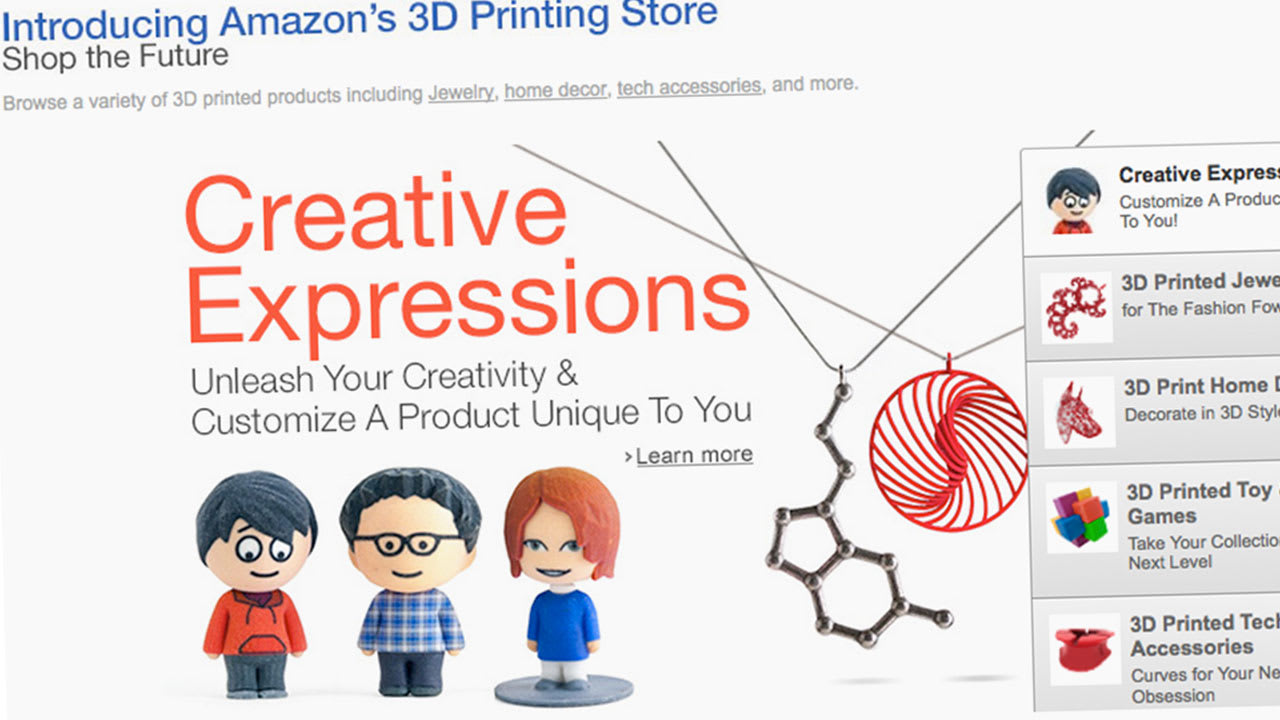 Amazon’s New 3D Printing Store Is Only Selling A Buzzword