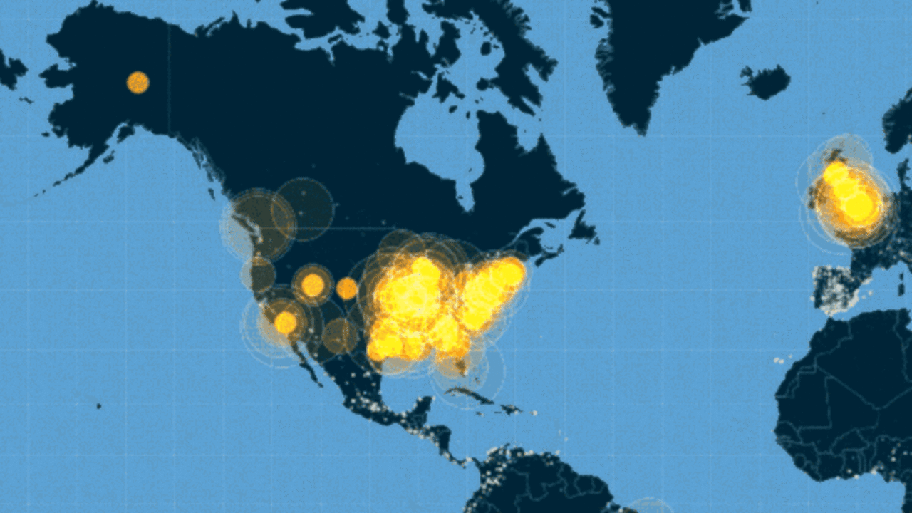 Watch How The Twitter Conversation Of Ferguson Spread Across America