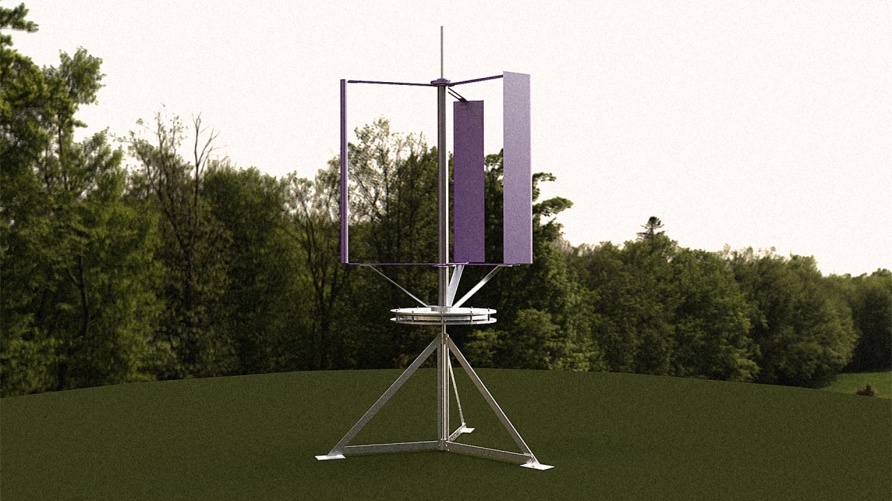 This Portable, Foldable Wind Turbine Fits In A Backpack And Can Charge