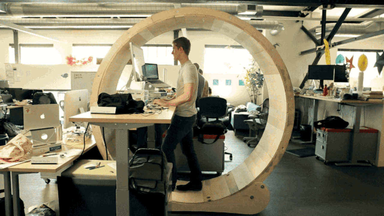 Can This Human Hamster Wheel Make You More Productive At Work?