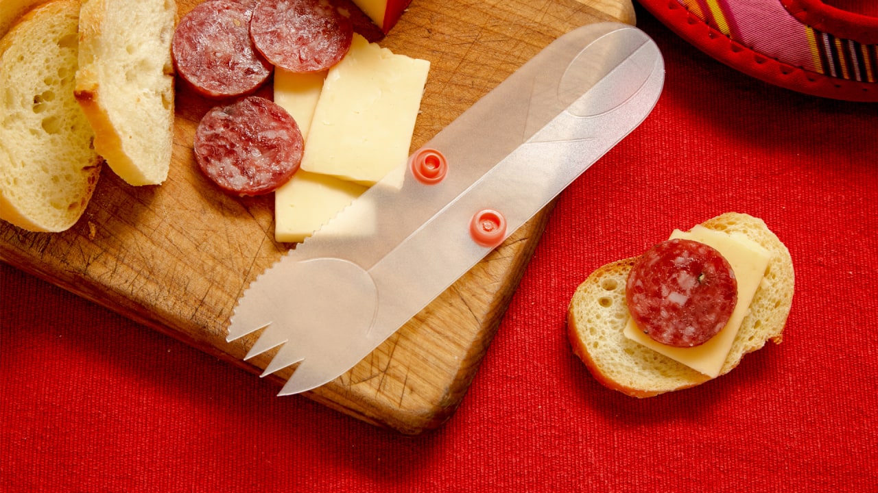 This Foldable KnifeForkSpoon Fits In Your Pocket, So You Can Quit Th