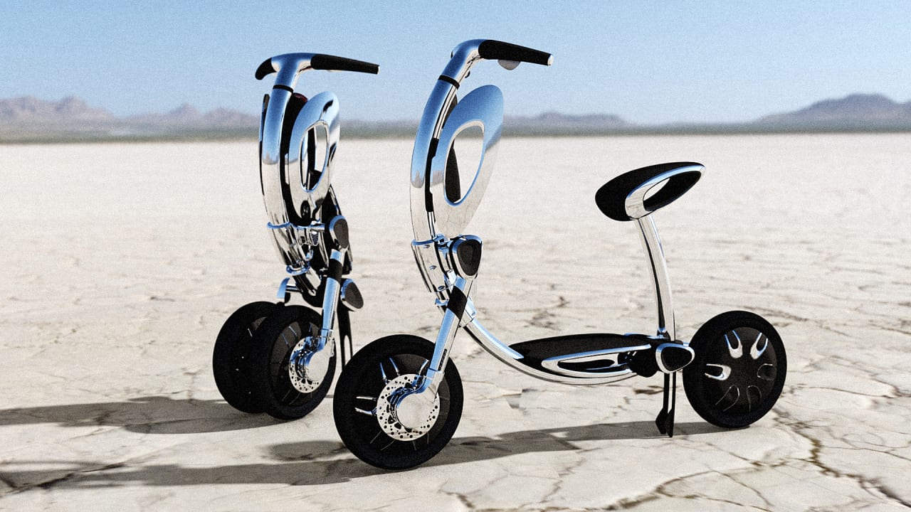 fold up tricycle scooter