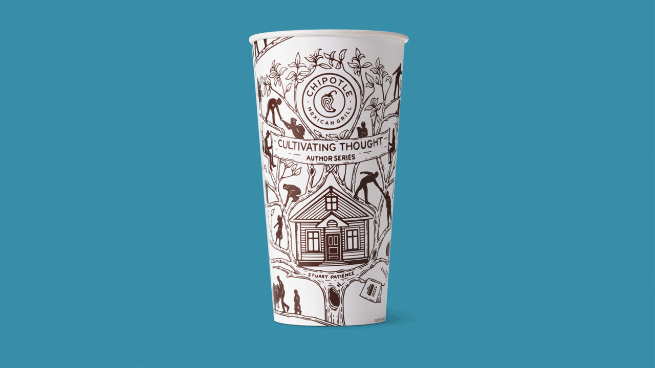 Chipotle’s New Literary Cups And Bags Feature Latino Authors This Time