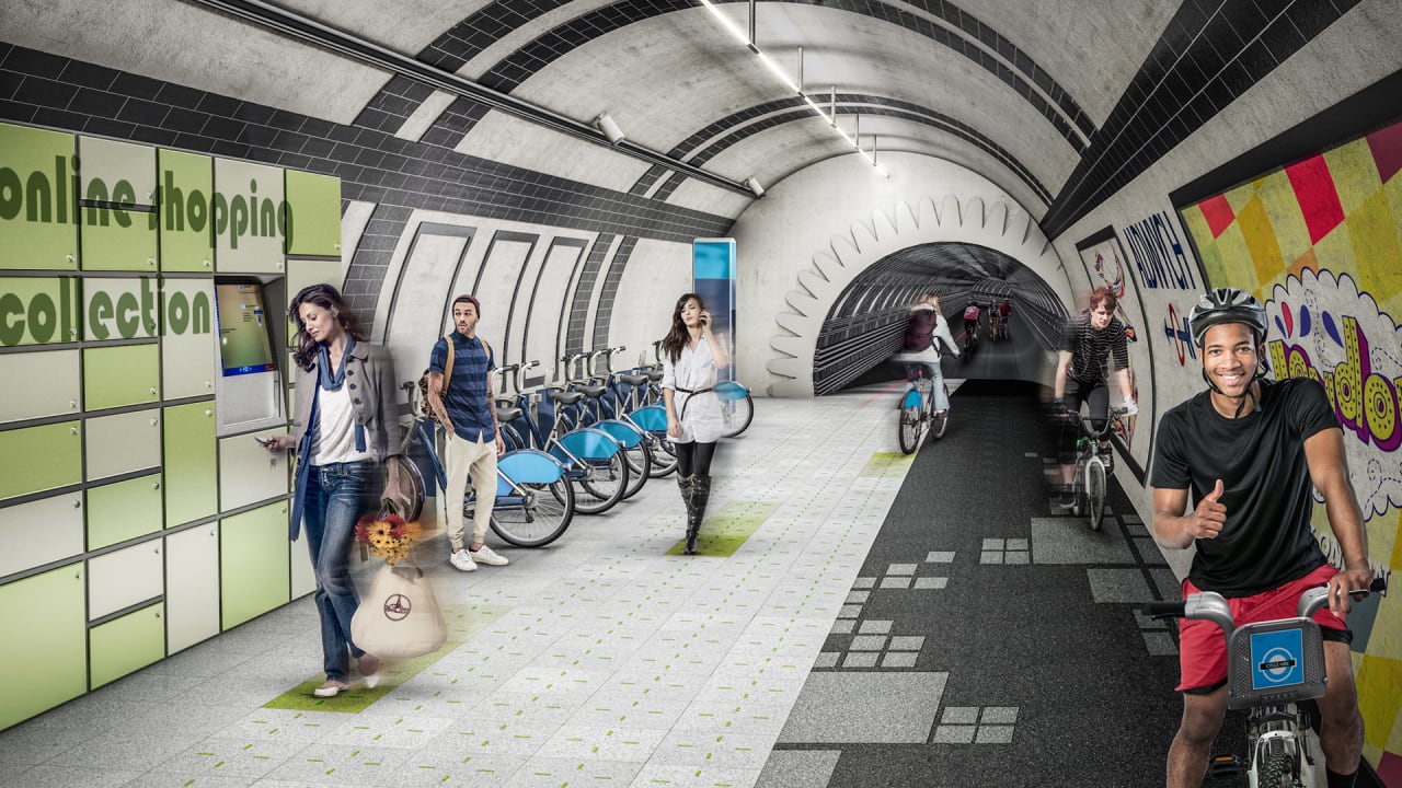 bikes on london underground