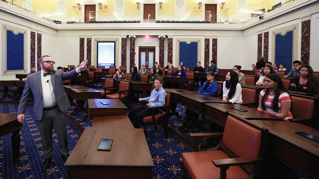 In This Museum, You Don’t Learn About Senators. You Are A Senator.