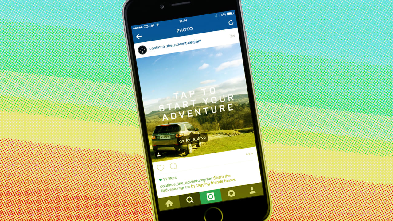 Land Rover Creates An Interactive Instagram Adventure