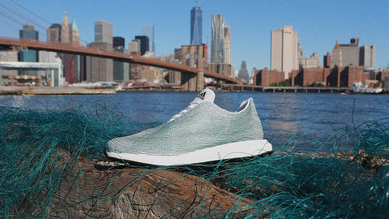 adidas makes shoes out of plastic pulled from the ocean