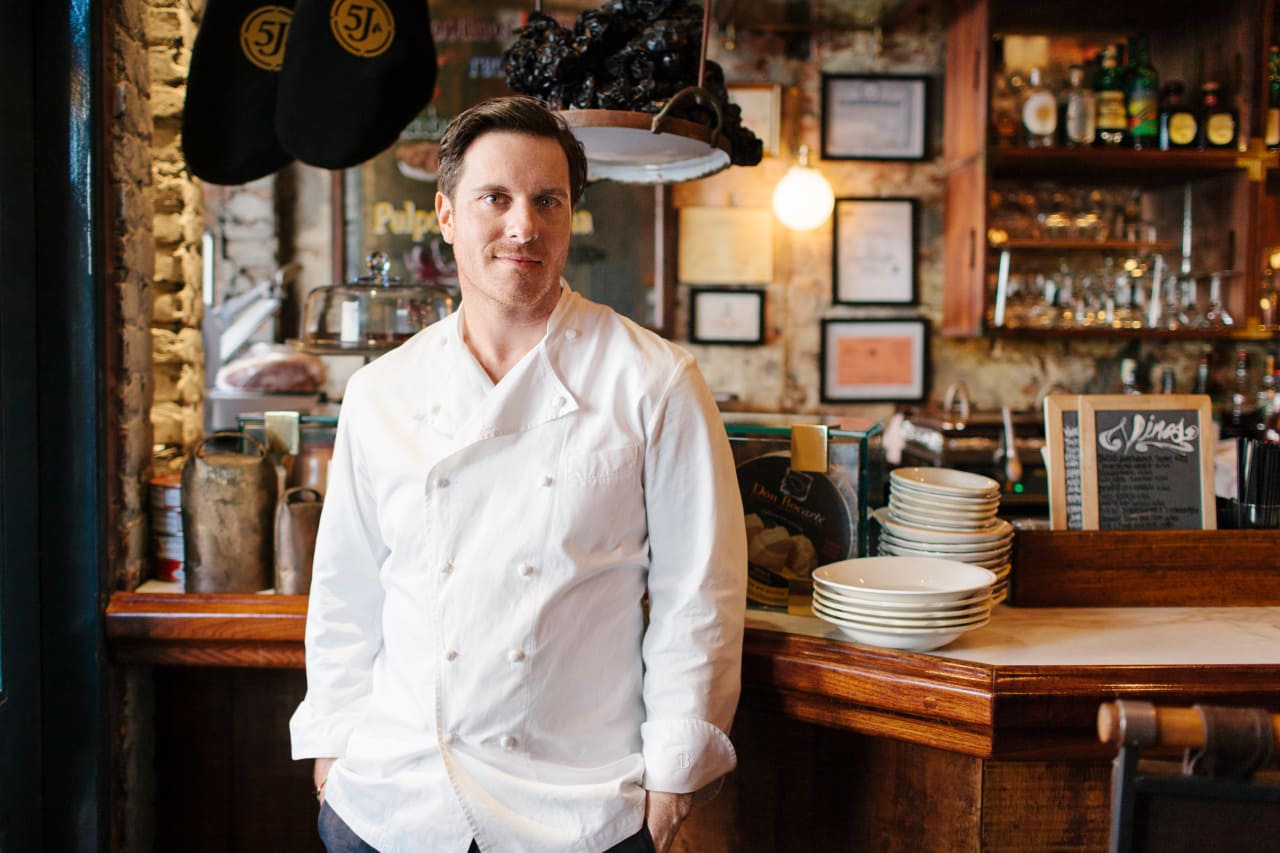 Award-winning chef, restaurateur, and author Seamus Mullen on working