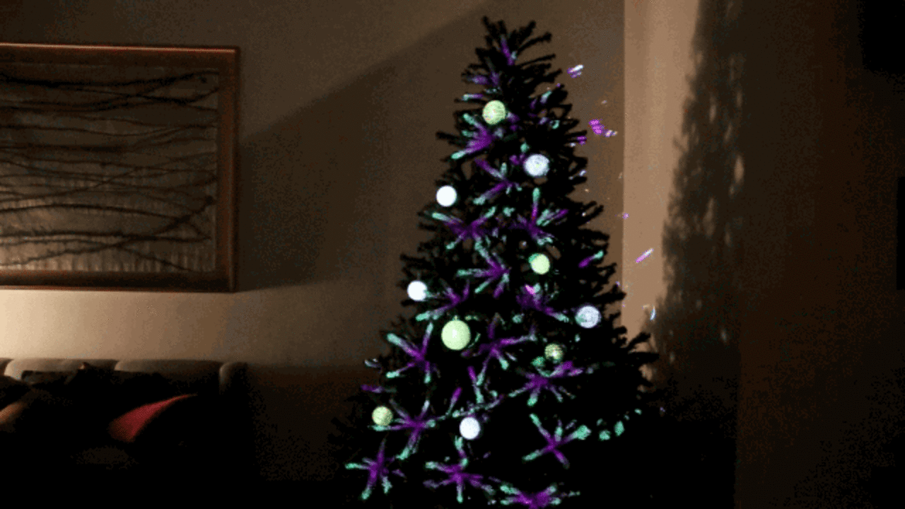 The Next Wave Of Tacky Holiday Decor? ProjectionMapped Christmas Tree
