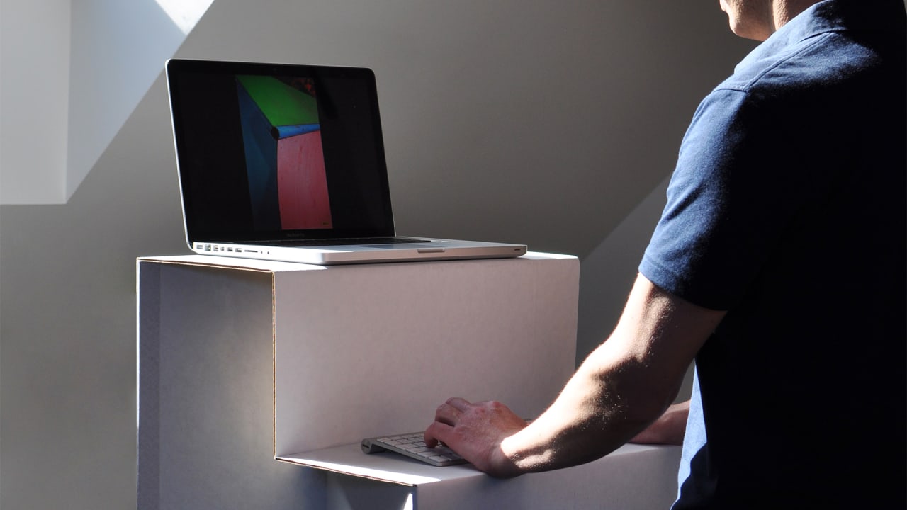This 25 Cardboard SitStand Desk Means You No Longer Have An Excuse T