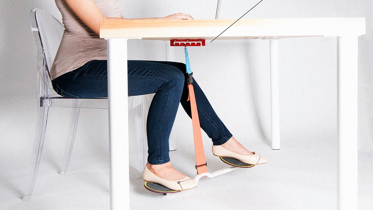 under desk leg exerciser