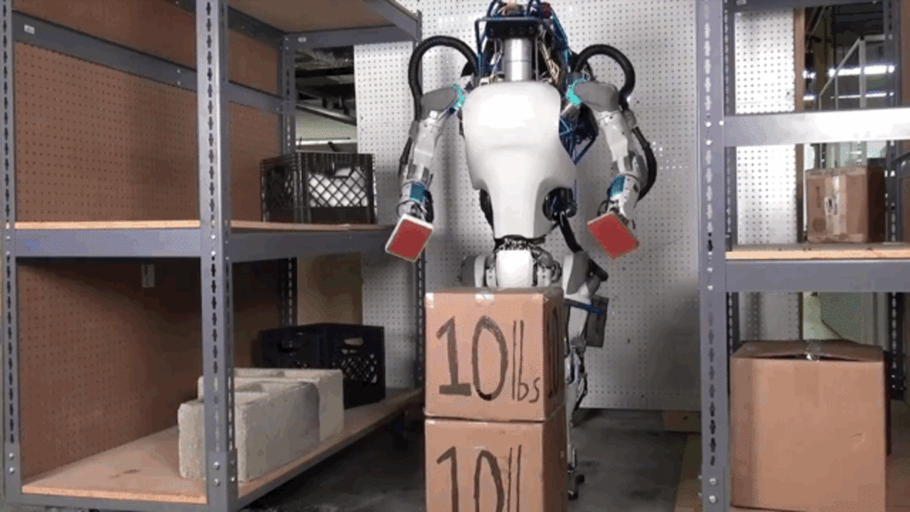 Watch The Amazing New Atlas Robot Perform Some Menial Tasks Before It