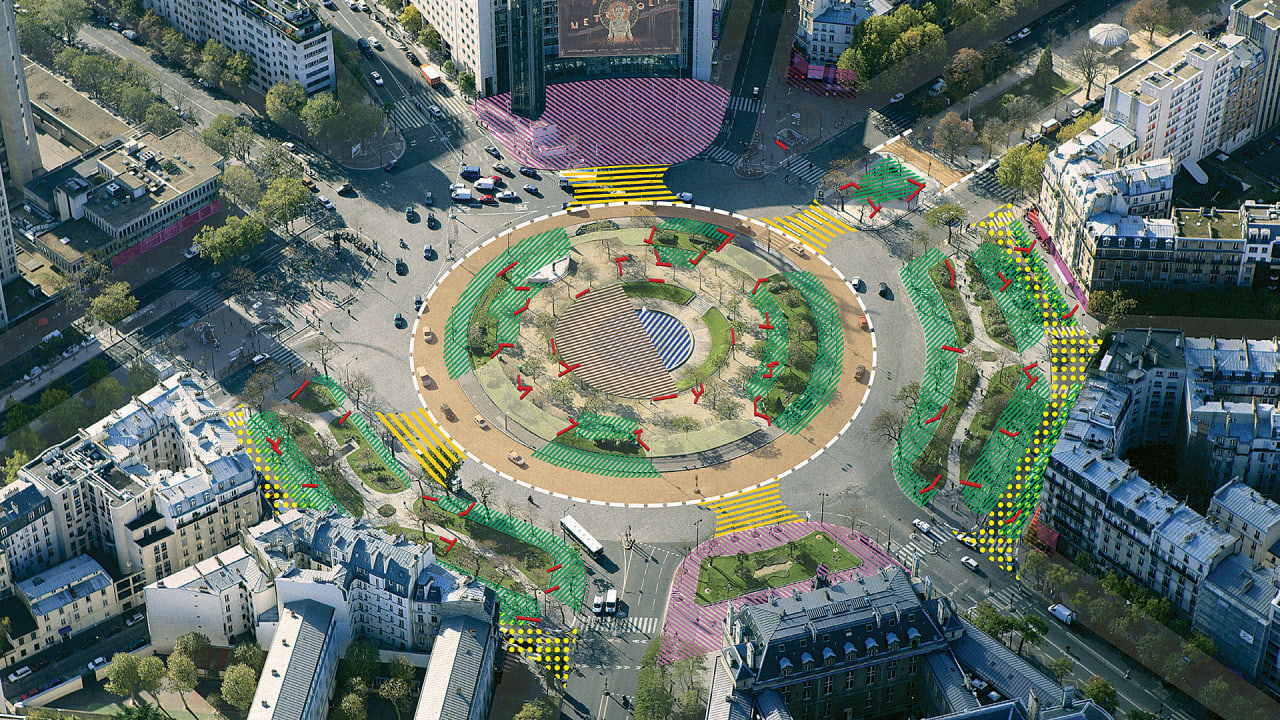 Paris Is Redesigning Its Major Intersections For Pedestrians, Not Cars