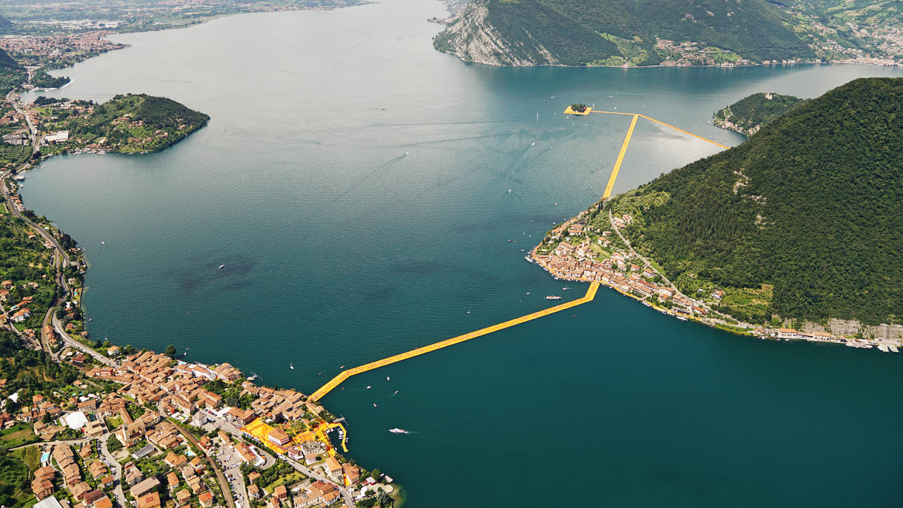 Take A Close Look At Christo’s “The Floating Piers” Exhibit In Italy
