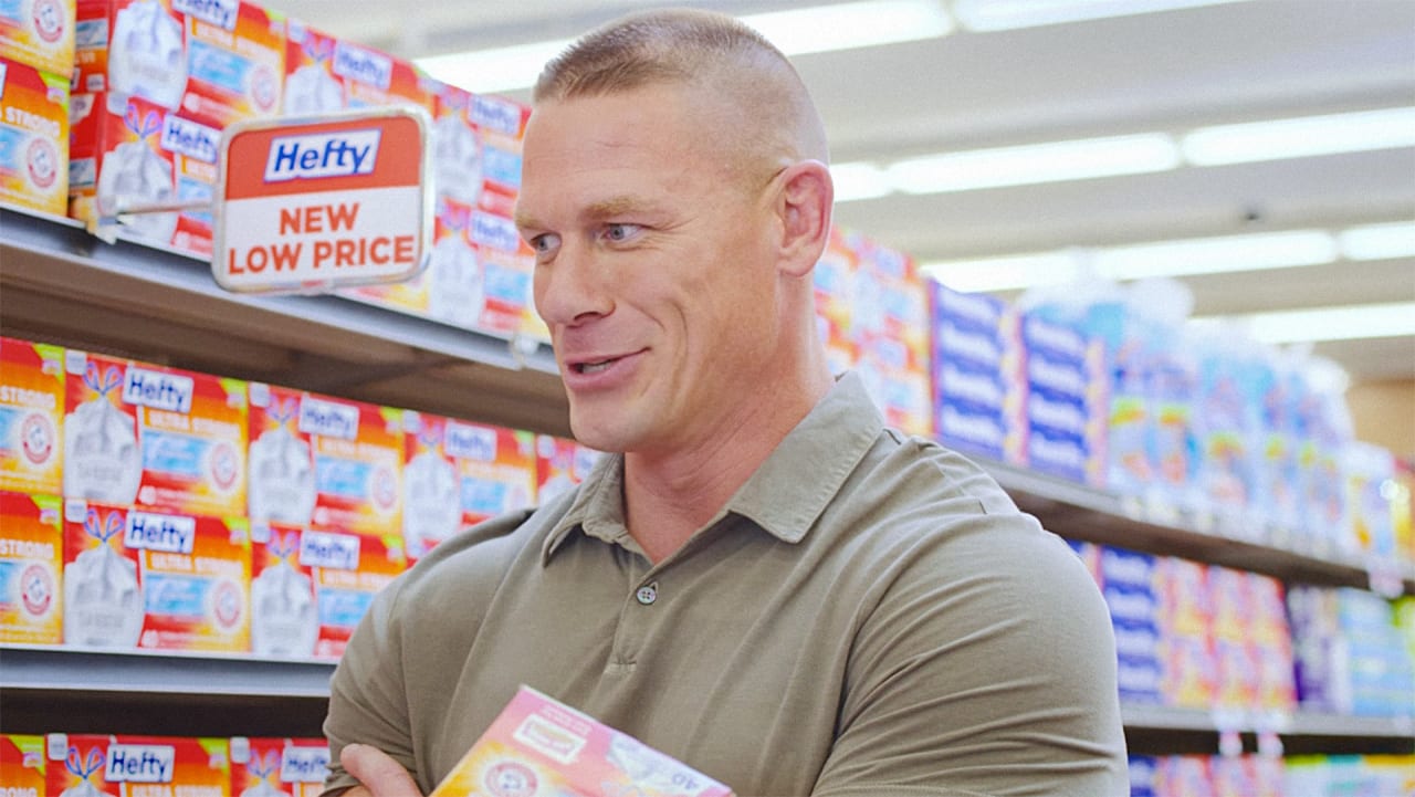 Hefty Taps John Cena Rob Schneider To Reboot The