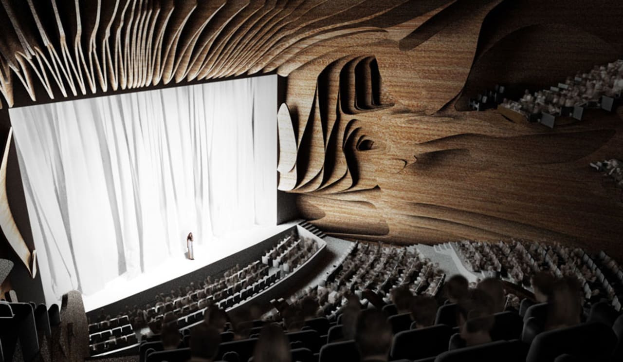 A Piano Tune Generates This Opera House’s Architecture