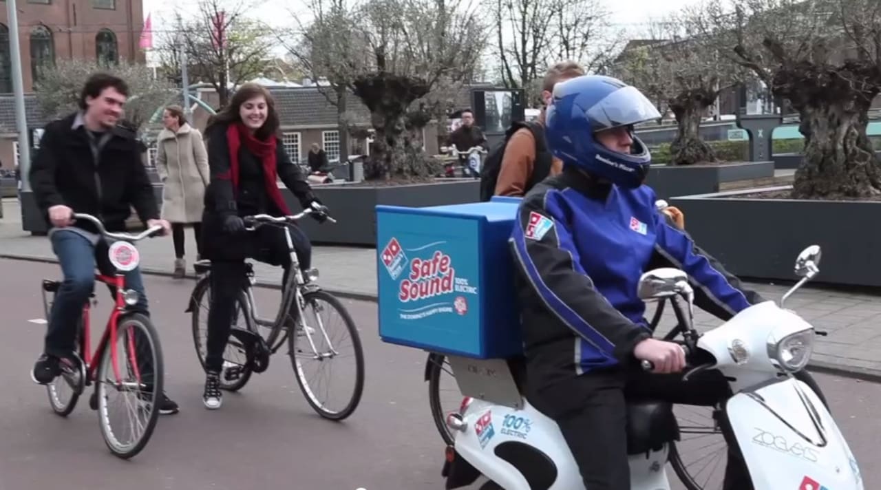 Domino’s Takes Electric Vehicle Sound Effects To Their Hilarious Concl